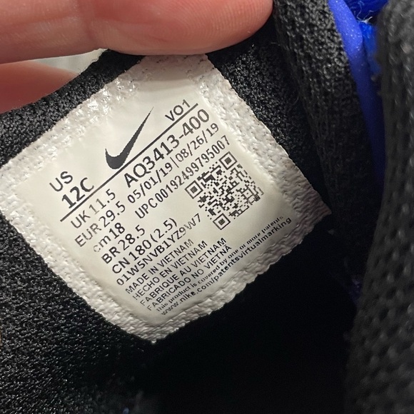 Nike Kyrie Flytrap Basketball Sneakers AQ3413-400 Athletic Shoes 12C Blue - Picture 5 of 12